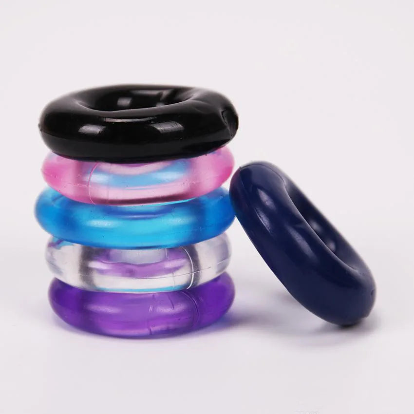 5/10PCS Delay Ejaculation Cock Ring Male Penis Erection Stretcher Extender Erotic Penis Rings Sex Toys for Men Adult Sex Product