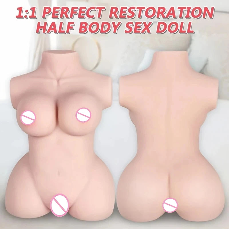 Fantasy Realistic Sex Dolls for Men with Textured Vagina Anal Pocket Pussy Male Sex Toy for Men Masturbation Halloween Vibrating
