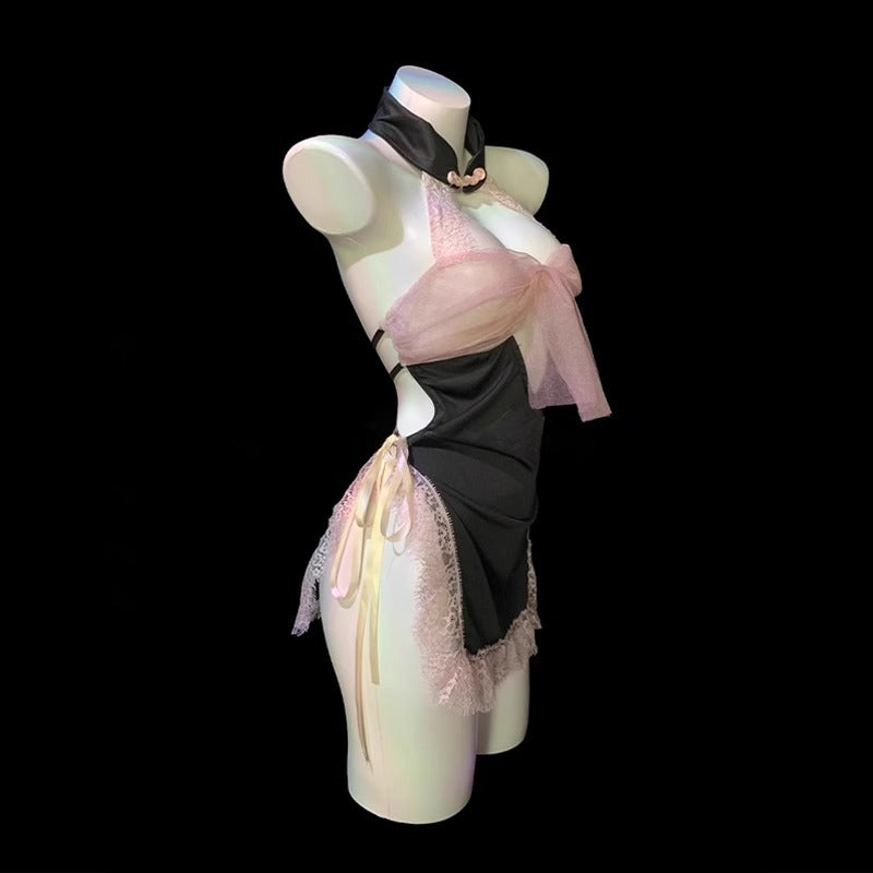 So Tempting "Pink Memories" Sexy Intimates Sexy Uniform Temptation Pajamas 2025 New Qqny Women