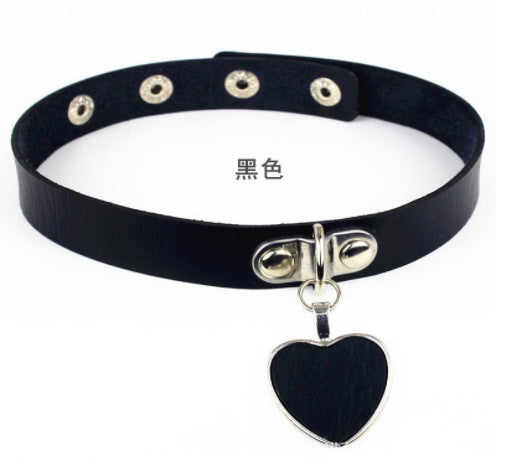 Long Night Fun Accessories Leather Traction Rope Dog Chain Couple Sex Toy Bell Love Leather 007