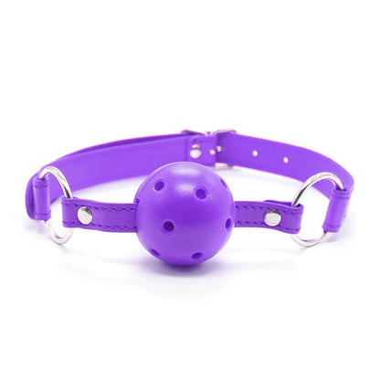 BDSM Ball Gag Oral Fixation stuffed Mouth PU Bondage Boutique Begin Roleplay Slave Submisson Adult Game For Couples Flirting Toy