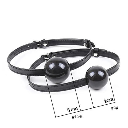 BDSM Ball Gag Oral Fixation stuffed Mouth PU Bondage Boutique Begin Roleplay Slave Submisson Adult Game For Couples Flirting Toy