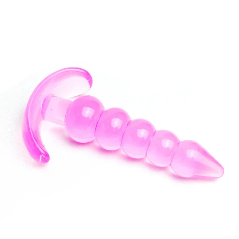 Soft Anal Butt Plug Prostate Massager Adult Gay Penis Anal Plug G-spot Sex Toys for Men and Women