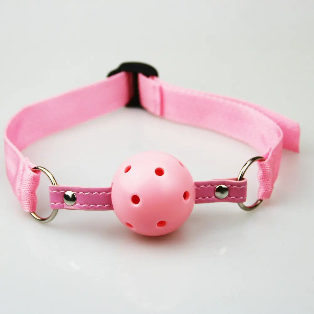 BDSM Ball Gag Oral Fixation stuffed Mouth PU Bondage Boutique Begin Roleplay Slave Submisson Adult Game For Couples Flirting Toy