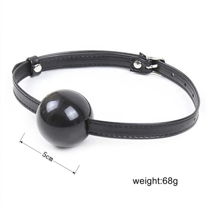 BDSM Ball Gag Oral Fixation stuffed Mouth PU Bondage Boutique Begin Roleplay Slave Submisson Adult Game For Couples Flirting Toy