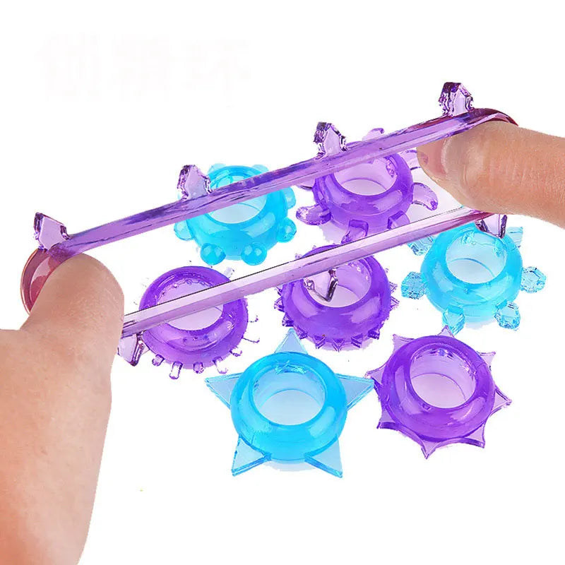 5PC Silicone Cock Ring Time Premature Ejaculation Delay Impotence Aid Erection Penis Rings Sex Toys For Adult Men Sex Products
