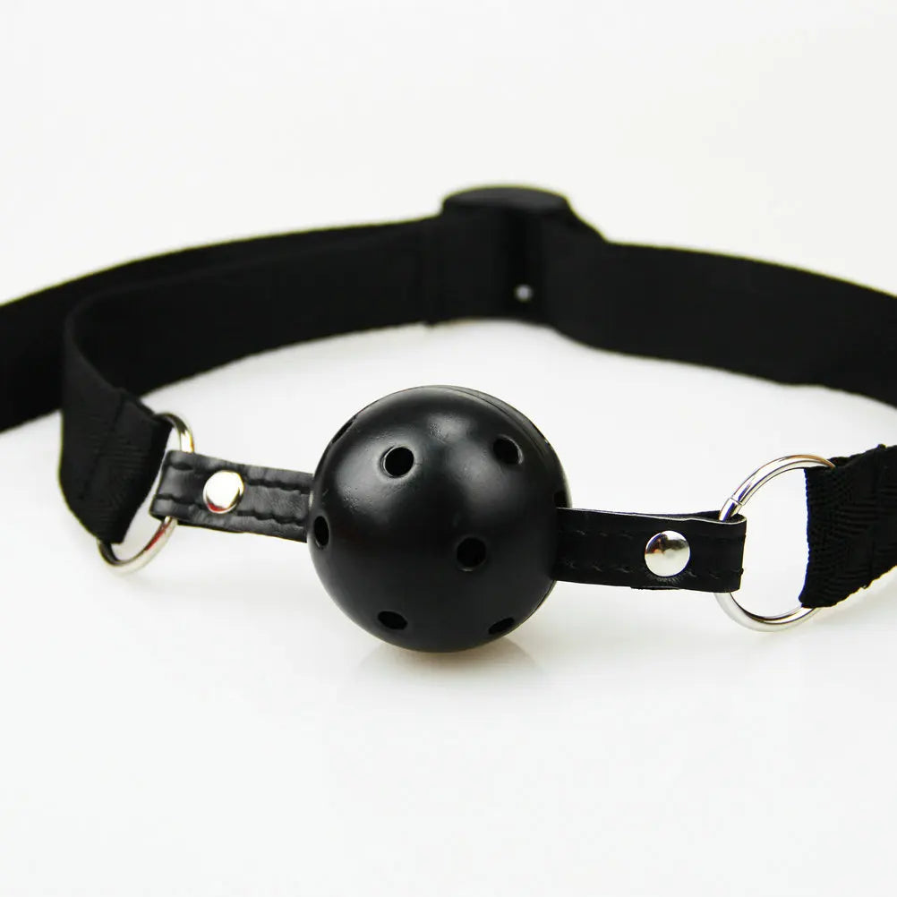 BDSM Ball Gag Oral Fixation stuffed Mouth PU Bondage Boutique Begin Roleplay Slave Submisson Adult Game For Couples Flirting Toy