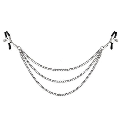 Metal Chain Nipple Milk Clips Breast Massage Clamps Adult Flirting Teasing Erotic Gadgets Bdsm Slave Sex Toys For Couples
