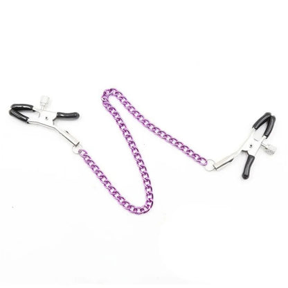 Metal Chain Nipple Milk Clips Breast Massage Clamps Adult Flirting Teasing Erotic Gadgets Bdsm Slave Sex Toys For Couples