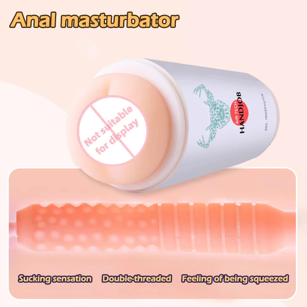 Realistic Vagina Sex Toys Scrotum Stimulator Safe Silicone Vaginal Male Masturbator Soft Pocket Pussy Male Sex Toy