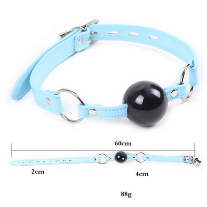 BDSM Ball Gag Oral Fixation stuffed Mouth PU Bondage Boutique Begin Roleplay Slave Submisson Adult Game For Couples Flirting Toy