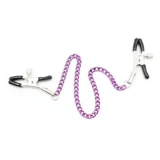 Metal Chain Nipple Milk Clips Breast Massage Clamps Adult Flirting Teasing Erotic Gadgets Bdsm Slave Sex Toys For Couples