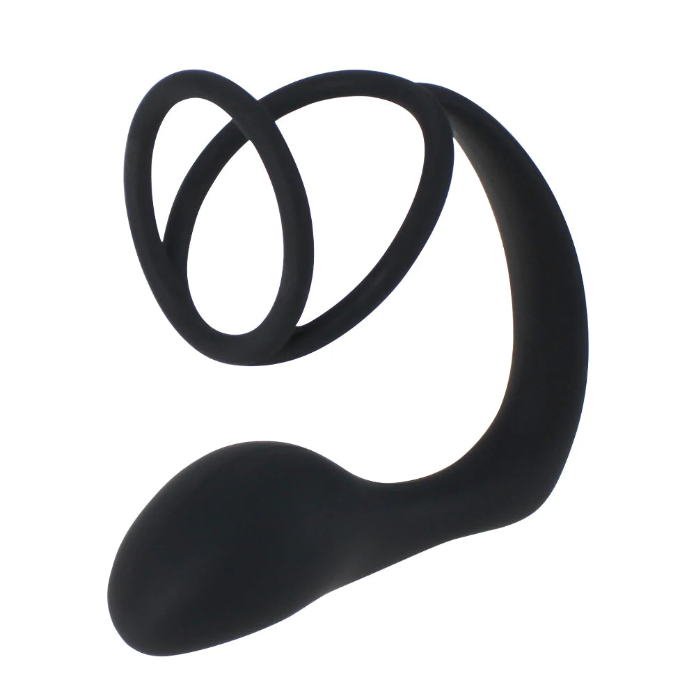 Prostate Massage Penis Ring Sex Toys for Men Delay Ejaculation Long Lasting Sperm cockrings Silicone sleeve cock for adults 18+