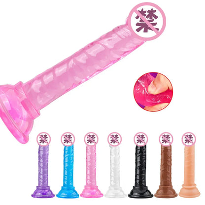 Suction Cup Massagers Multiple Colors Body Safe Silicone Intimate Wellness Relaxation Adult Products Sex Toys