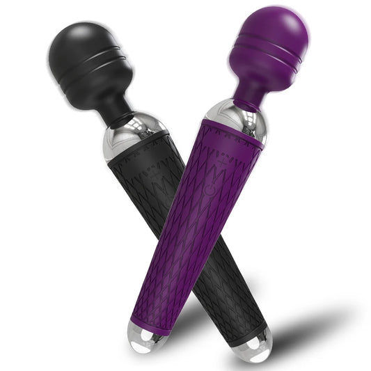 Powerful Clitoris Dildo Vibrator Erotic Sex Toys for Women 20 Patterns Vibration Magic Wand G-spot Massager Female Masturbator