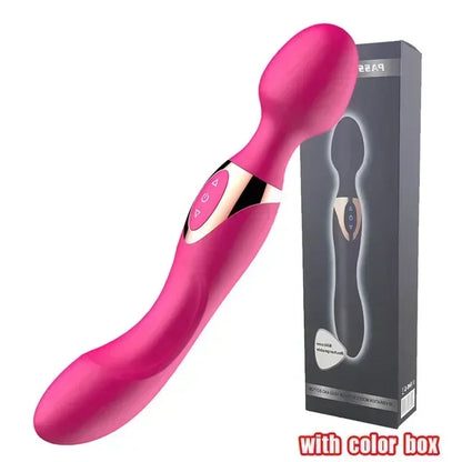 USB Charg10 Speeds Powerful Vibrators for Women Magic Dual Motors Wand Body Massager Female Sex Toys for Women G-Spot Adult Toys