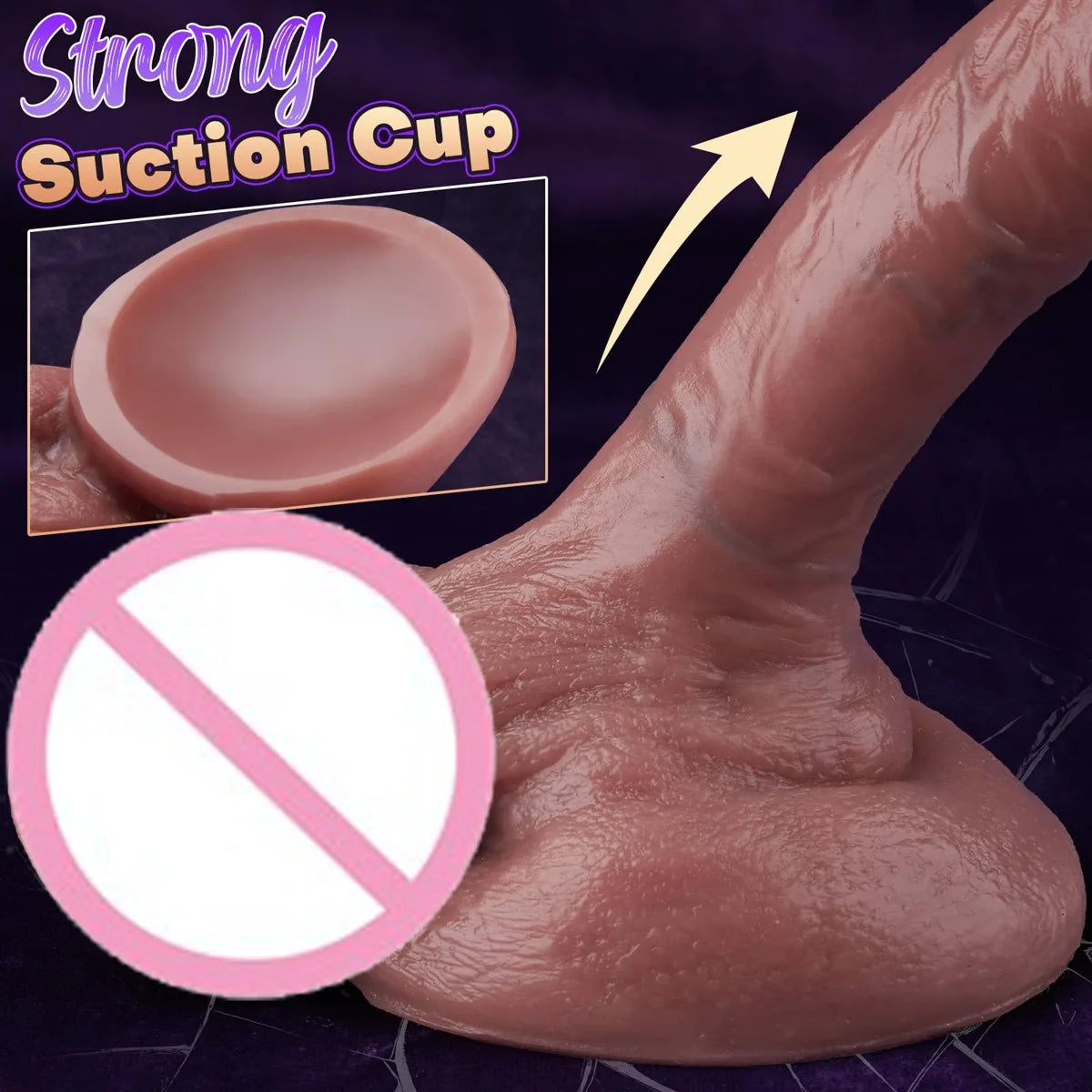 Ultra Realistic Silicone Dildo Soft Fake Penis Female Masturbator Erotic Sex Toys for Women Adult Products Strong Suction Cup18+