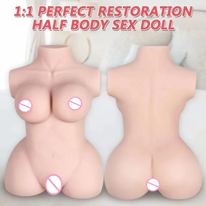 Fantasy Realistic Sex Dolls for Men with Textured Vagina Anal Pocket Pussy Male Sex Toy for Men Masturbation Halloween Vibrating