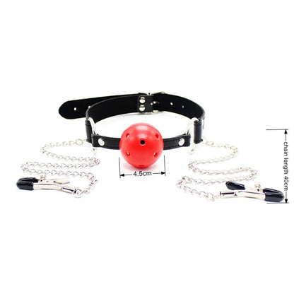 BDSM Ball Gag Oral Fixation stuffed Mouth PU Bondage Boutique Begin Roleplay Slave Submisson Adult Game For Couples Flirting Toy
