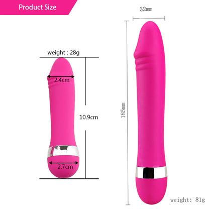 Mini Realistic Dildo Vibrator Vagina G Spot Bullet Stimulator AV Wand Clitoral Anal Female Masturbation Adult Sex Toys for Women