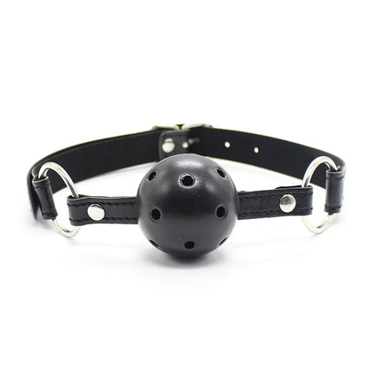 BDSM Ball Gag Oral Fixation stuffed Mouth PU Bondage Boutique Begin Roleplay Slave Submisson Adult Game For Couples Flirting Toy