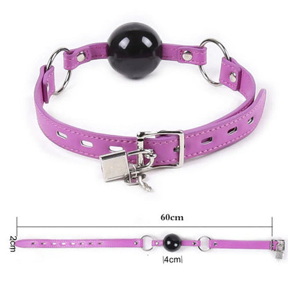 BDSM Ball Gag Oral Fixation stuffed Mouth PU Bondage Boutique Begin Roleplay Slave Submisson Adult Game For Couples Flirting Toy