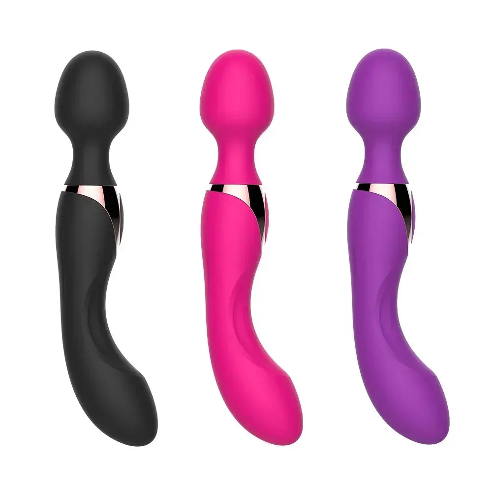 USB Charg10 Speeds Powerful Vibrators for Women Magic Dual Motors Wand Body Massager Female Sex Toys for Women G-Spot Adult Toys