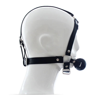 BDSM Ball Gag Oral Fixation stuffed Mouth PU Bondage Boutique Begin Roleplay Slave Submisson Adult Game For Couples Flirting Toy